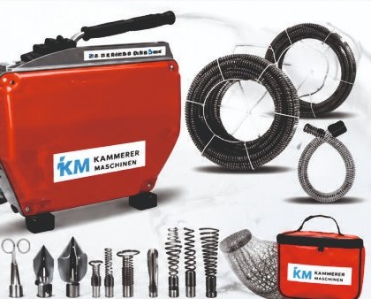 Elektrikli spiral gider açma makinesi, farklı çaplarda spiraller ve kesici uç aparatları